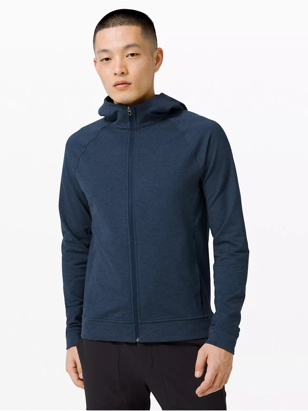 Lululemon City Sweat Hoodie in Heather Navy Blue Men's Full-Zip Hooded Jacket
